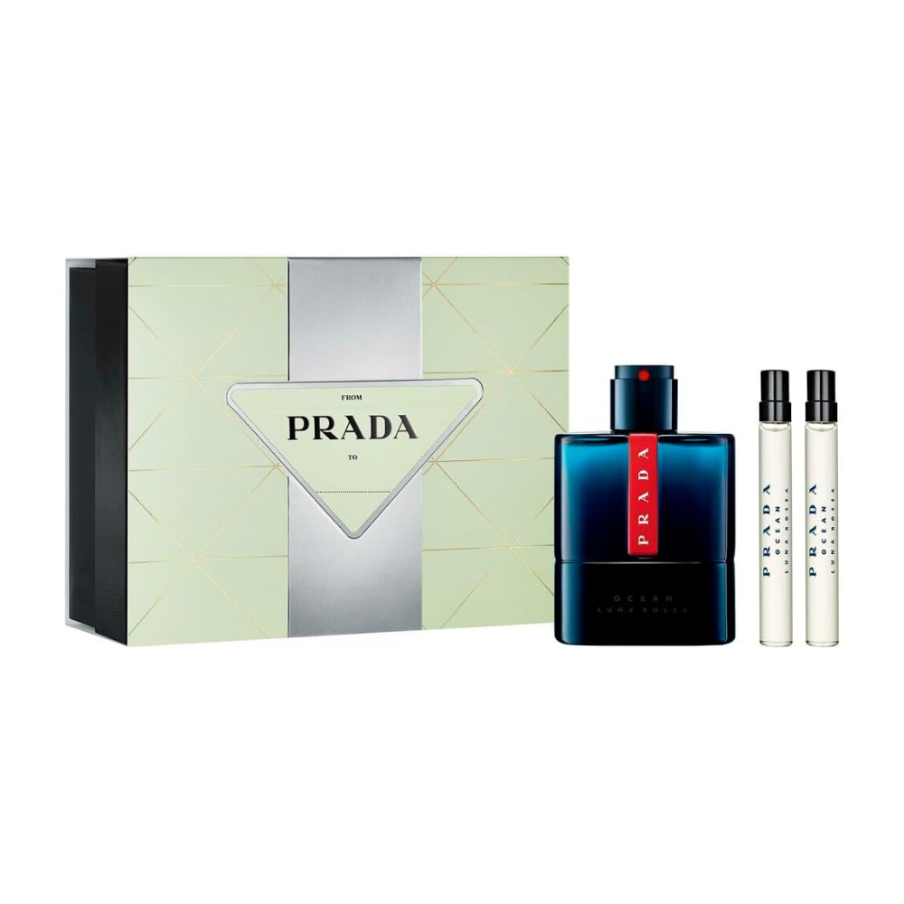 Prada Luna Rossa Ocean 100ML EDT + 2pcs