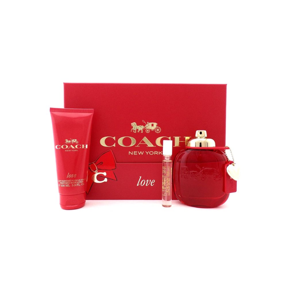 Coach Love 90ML Edp+100ml Lotion + 7.5ml Mini